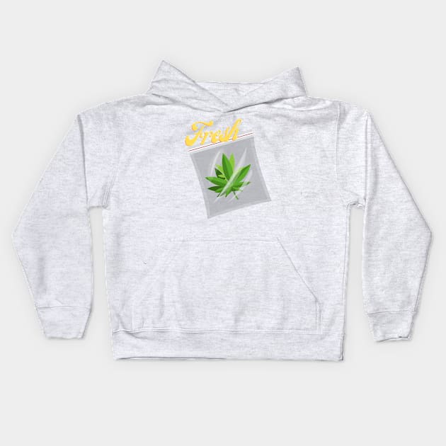 Stay Fresh Kids Hoodie by KramerArt